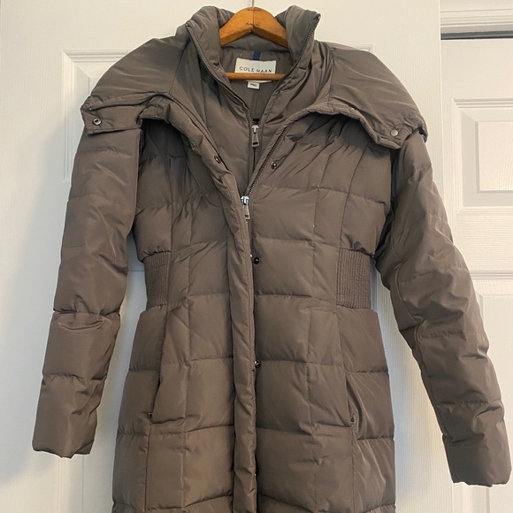 Cole Haan Petite Layered Down Puffer Coat, Size Petite XXS - Picture 5 of 16